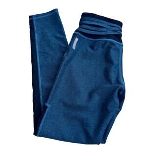 Zella Blue and Black Cross Cross Leggings - Size Medium